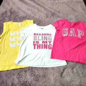 Bundle of 3 girl's tops size 8-9